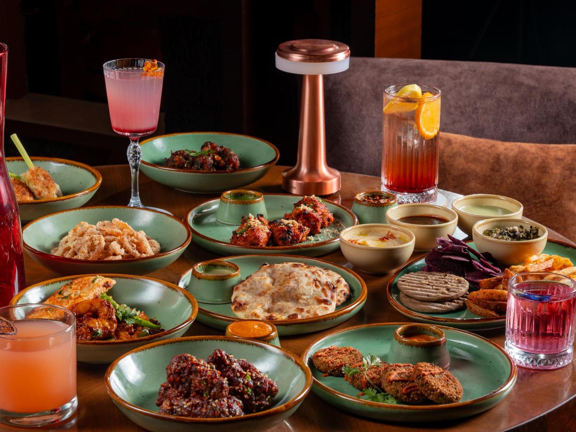 Hyatt Pune Extérieur photo A selection of small plates at a restaurant in Mumbai, India